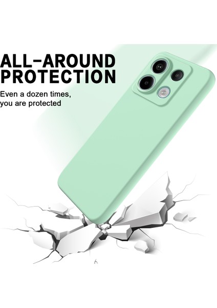 Xiaomi Poco X6 5g / Redmi Note 13 Pro 5g Sıvı Silikon Telefon Arka Kapak Askısı (Yurt Dışından)
