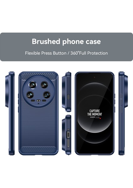 Xiaomi 14 Ultra Tpu Karbon Fiber Doku Koruyucu Telefon Kapağı (Yurt Dışından) modelleri