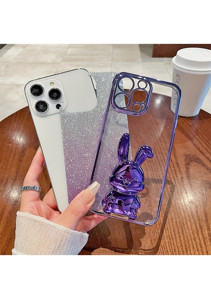 Xiaomi 14 Glitter Elektroliz Tavşan Telefon Kapağı (Yurt Dışından) fırsatları