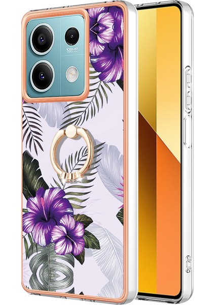 Xiaomi Redmi Note 13 5g Döner Kickstand Kılıf Tpu Cep Telefonu Galvanik Kapak (Yurt Dışından)