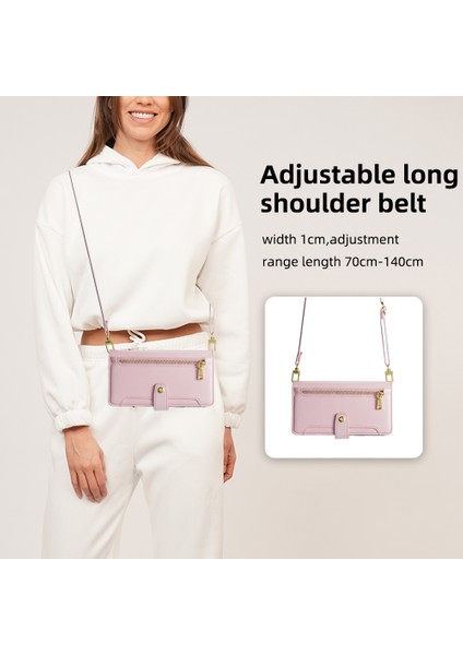 Xiaomi 13 2 Askılı Pu Deri Crossbody Telefon Koruyucu (Yurt Dışından)