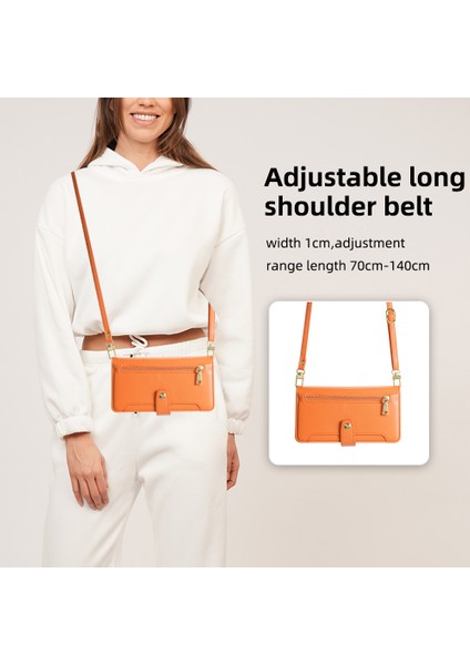 Xiaomi 13 2 Askılı Pu Deri Crossbody Telefon Koruyucu (Yurt Dışından)