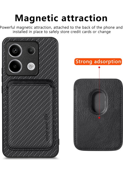 Xiaomi Redmi Note 13 Pro 5g Karbon Fiber Doku Pu+Tpu Telefon Kapağı (Yurt Dışından)