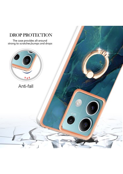 Xiaomi Redmi Note 13 5g Elektro Kaplama Kickstand Yumuşak Tpu Kapak (Yurt Dışından)