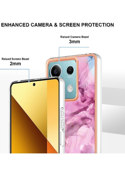 Xiaomi Redmi Note 13 5g Galvanik Kenar Tpu Slim-Fit Arka Kapak (Yurt Dışından)