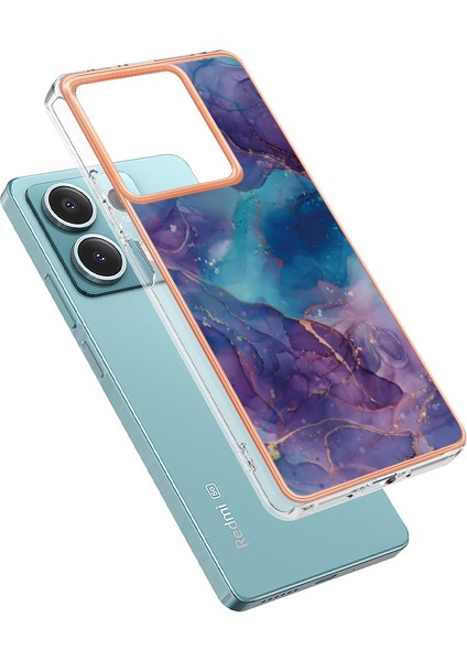 Xiaomi Redmi Note 13 5g Galvanik Kenar Tpu Slim-Fit Arka Kapak (Yurt Dışından)