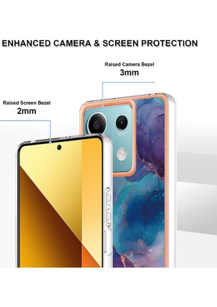 Xiaomi Redmi Note 13 5g Galvanik Kenar Tpu Slim-Fit Arka Kapak (Yurt Dışından)