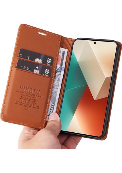 Xiaomi Redmi Note 13 5g Folio Flip Deri Kapak (Yurt Dışından)
