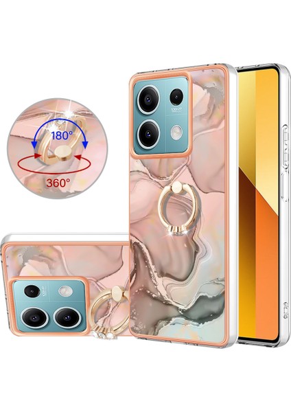 Xiaomi Redmi Note 13 5g Elektro Kaplama Kickstand Yumuşak Tpu Kapak (Yurt Dışından)