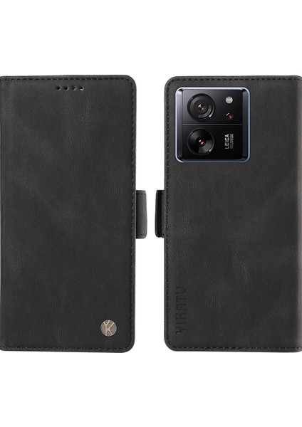 Xiaomi 13T / 13T Pro Deri Telefon Kılıfı Flip Standı Cüzdan Kapağı (Yurt Dışından)