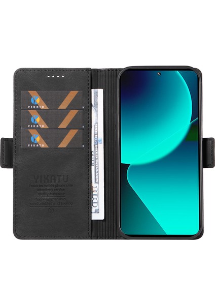 Xiaomi 13T / 13T Pro Deri Telefon Kılıfı Flip Standı Cüzdan Kapağı (Yurt Dışından) fiyatları