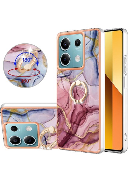 Xiaomi Redmi Note 13 5g Elektro Kaplama Kickstand Yumuşak Tpu Kapak (Yurt Dışından)