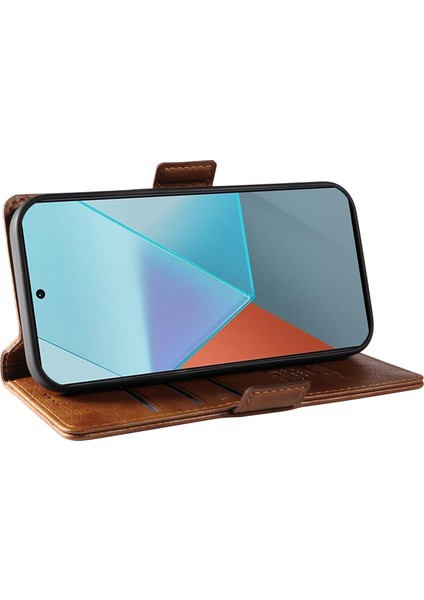 Xiaomi Redmi Note 13 Pro 5g Cüzdan Litchi Doku Deri Kapak (Yurt Dışından)