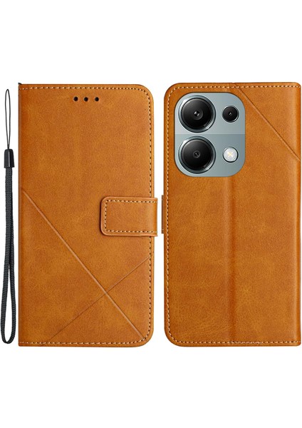 Xiaomi Redmi Note 13 Pro 4g Pu Deri Cüzdan Standlı Telefon Kapağı (Yurt Dışından)