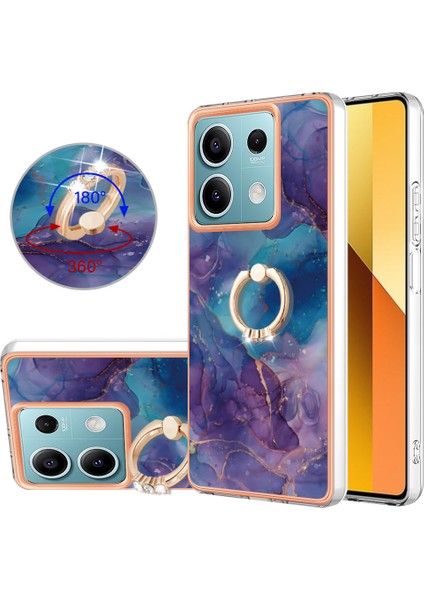 Xiaomi Redmi Note 13 5g Elektro Kaplama Kickstand Yumuşak Tpu Kapak (Yurt Dışından)