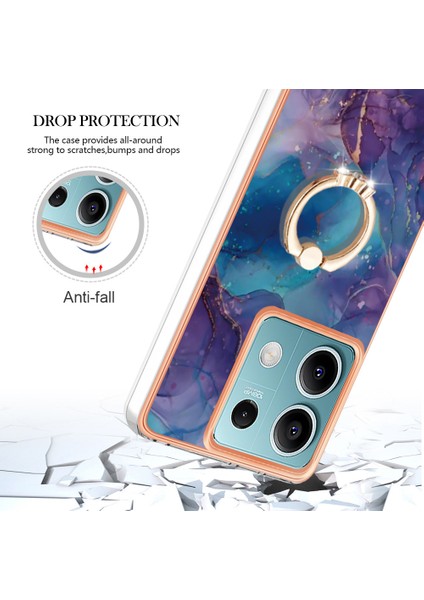 Xiaomi Redmi Note 13 5g Elektro Kaplama Kickstand Yumuşak Tpu Kapak (Yurt Dışından)