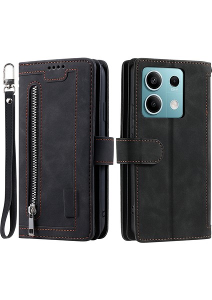 Xiaomi Redmi Note 13 5g Cüzdan Pu Deri Standlı Telefon Kılıfı (Yurt Dışından)