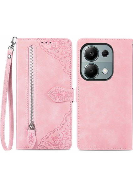 Xiaomi Redmi Note 13 Pro 4g Fermuarlı Deri Kılıf (Yurt Dışından)
