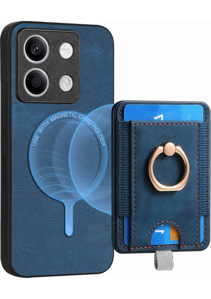 Xiaomi Redmi Note 13 5g Halka Tutucu Pu Deri Arka Kapak (Yurt Dışından)