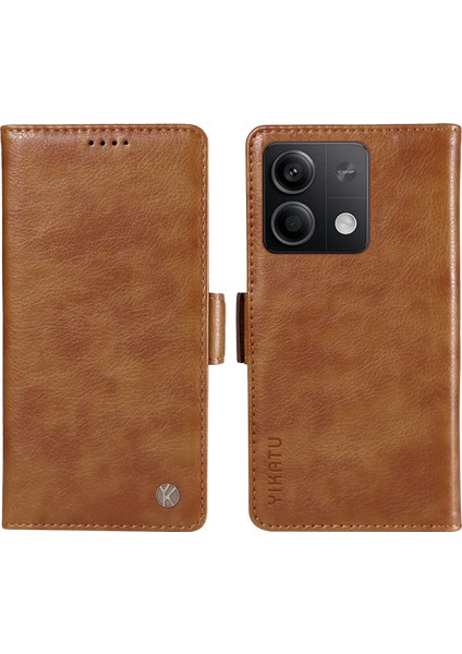 Xiaomi Redmi Note 13 5g Deri Cüzdan Katlanır Standlı Telefon Kapağı (Yurt Dışından)