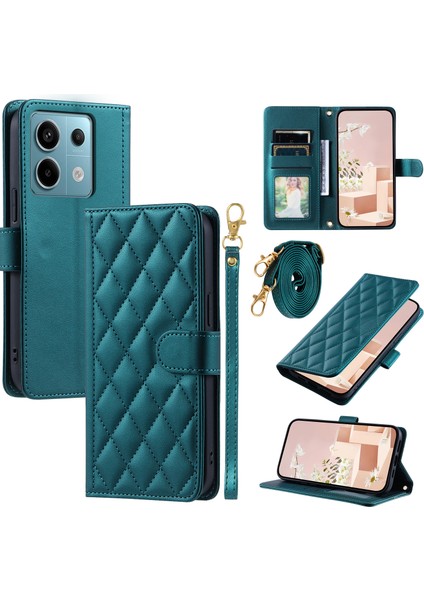 Xiaomi Redmi Note 13 5g Cüzdan Standı Pu Deri Kapak Çevirin (Yurt Dışından)
