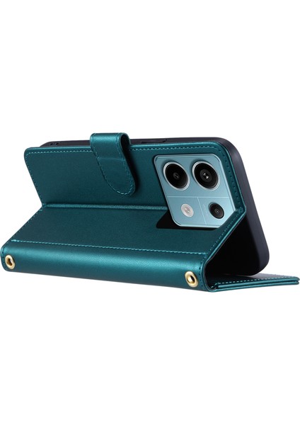 Xiaomi Redmi Note 13 5g Cüzdan Standı Pu Deri Kapak Çevirin (Yurt Dışından)