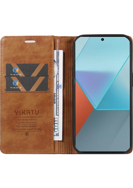 Xiaomi Redmi Note 13 Pro 5g Manyetik Kapaklı Cüzdan Kapağı (Yurt Dışından)