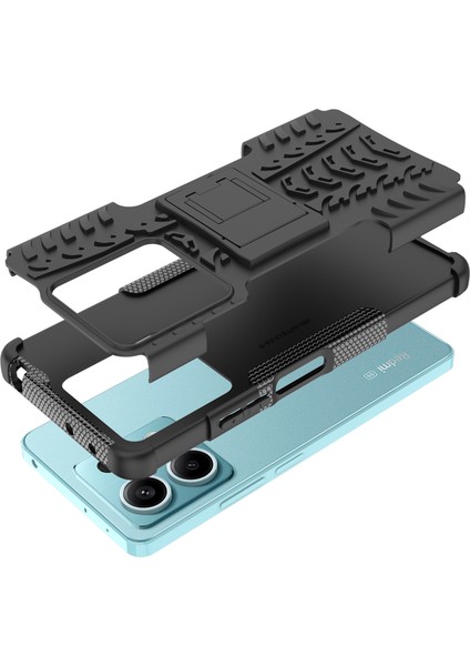 Xiaomi Redmi Note 13 5g Kickstand Pc+Tpu Kaymaz Telefon Kapağı (Yurt Dışından)