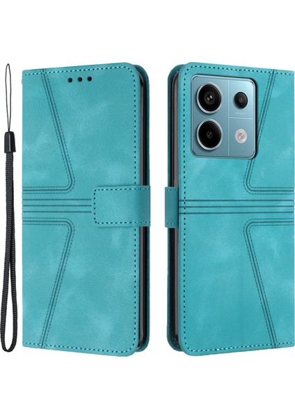 Xiaomi Redmi Note 13 5g Katlanır Stand Deri Telefon Kabuğu (Yurt Dışından)