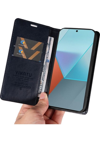 Xiaomi Redmi Note 13 Pro 5g Manyetik Kapaklı Cüzdan Kapağı (Yurt Dışından)