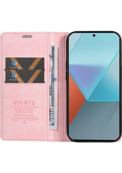 Xiaomi Redmi Note 13 Pro 5g Manyetik Kapaklı Cüzdan Kapağı (Yurt Dışından)