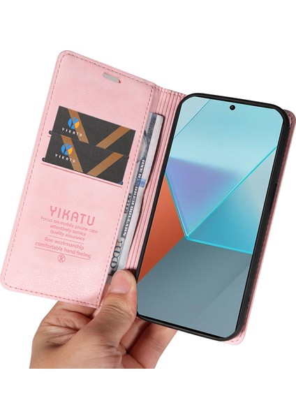 Xiaomi Redmi Note 13 Pro 5g Manyetik Kapaklı Cüzdan Kapağı (Yurt Dışından)