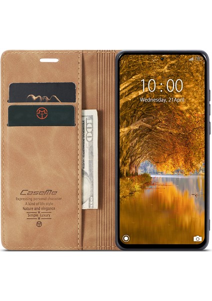 Xiaomi Redmi Note 13 Pro 4g Deri Kart Tutucu Telefon Kapağı (Yurt Dışından)