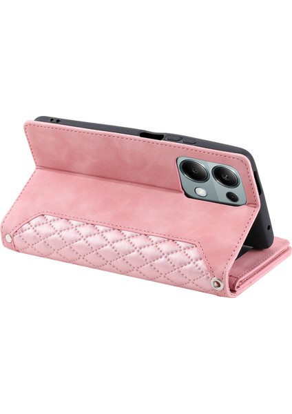 Xiaomi Redmi Note 13 Pro 4g Eşkenar Dörtgen Deri Fermuarlı Cep Telefonu Kapağı (Yurt Dışından) indirimleri