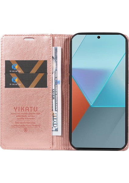 Xiaomi Redmi Note 13 Pro 5g Manyetik Kapaklı Cüzdan Kapağı (Yurt Dışından)