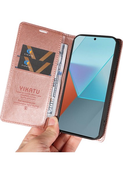 Xiaomi Redmi Note 13 Pro 5g Manyetik Kapaklı Cüzdan Kapağı (Yurt Dışından)