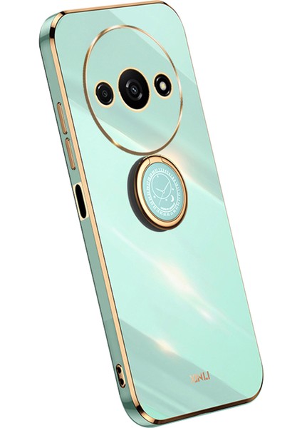 Xiaomi Poco C61 4g Galvanik Halka Tutucu Kickstand Yumuşak Tpu Kapak (Yurt Dışından)