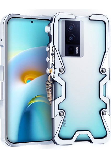 Xiaomi Poco F5 Pro 5g Alüminyum Alaşımlı Damla Korumalı Telefon Kapağı (Yurt Dışından)