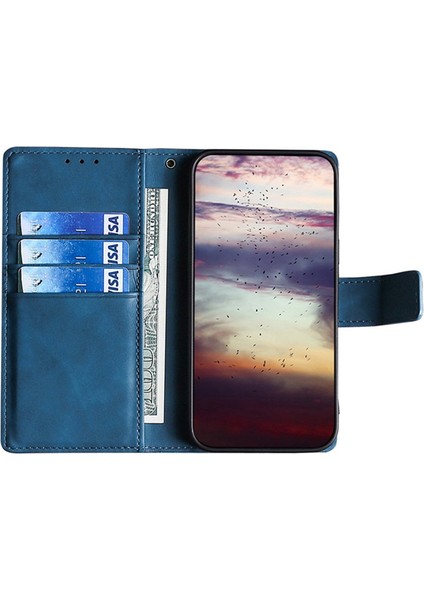 Xiaomi Poco C61 4g Timsah Dokusu Ten-Dokunmatik Deri Cüzdan Telefon Kapağı (Yurt Dışından)