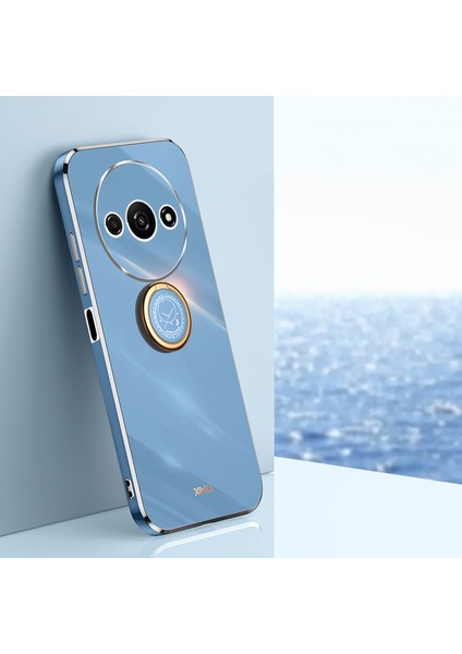 Xiaomi Poco C61 4g Galvanik Halka Tutucu Kickstand Yumuşak Tpu Kapak (Yurt Dışından)