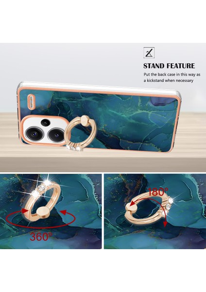 Xiaomi Redmi Note 13 Pro Plus 5g Elektro Kaplama Kickstand Telefon Kapağı (Yurt Dışından) fırsatları