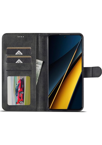 Xiaomi Poco X6 Pro 5g Buzağı Dokulu Deri Cüzdan Flip Telefon Kapağı (Yurt Dışından) fiyatları