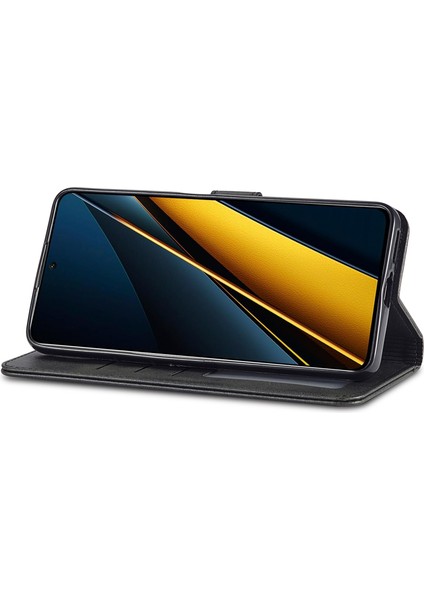 Xiaomi Poco X6 Pro 5g Buzağı Dokulu Deri Cüzdan Flip Telefon Kapağı (Yurt Dışından) fırsatları