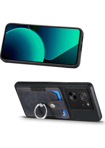 Xiaomi 13T Pro / 13T Halka Tutucu Kickstand Darbeye Dayanıklı Telefon Kılıfı (Yurt Dışından) fırsatları