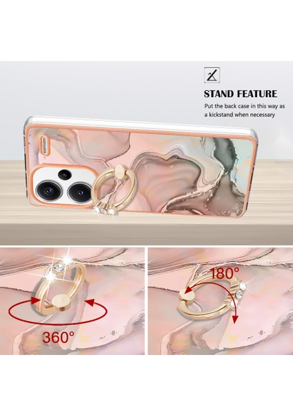 Xiaomi Redmi Note 13 Pro Plus 5g Elektro Kaplama Kickstand Telefon Kapağı (Yurt Dışından) fırsatları