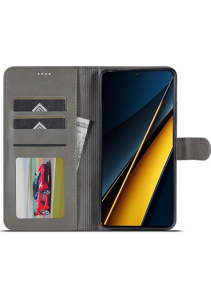 Xiaomi Poco X6 Pro 5g Buzağı Dokulu Deri Cüzdan Flip Telefon Kapağı (Yurt Dışından) fiyatları