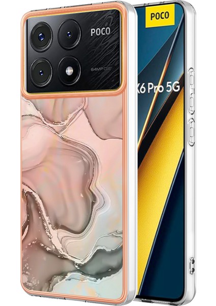 Xiaomi Poco X6 Pro 5g Tpu Kılıf Galvanik Kenar Telefon Kapağı (Yurt Dışından)