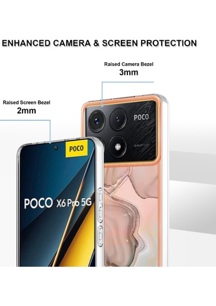 Xiaomi Poco X6 Pro 5g Tpu Kılıf Galvanik Kenar Telefon Kapağı (Yurt Dışından) fırsatları