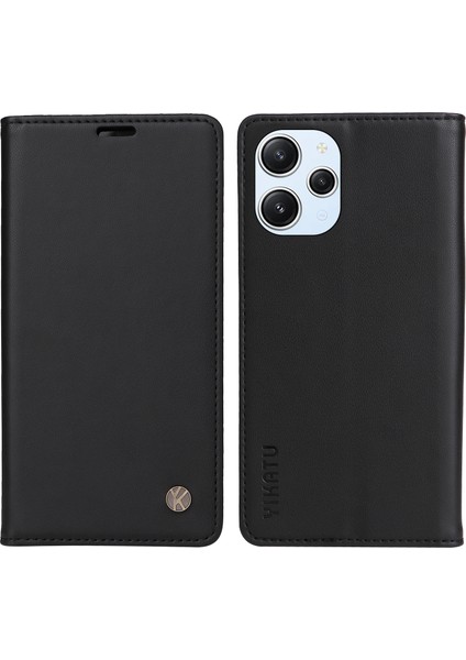 Xiaomi Redmi 12 4g / 5g / Poco M6 Pro 5g Deri Cüzdan Telefon Kılıfı (Yurt Dışından)
