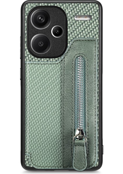Xiaomi Redmi Note 13 Pro Plus 5g Karbon Fiber Deri Kaplamalı Pc+Tpu Telefon Kapağı (Yurt Dışından)